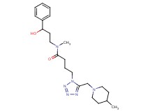 N-(3-hydroxy-3-phenylpropyl)-N-methyl-4-{5-[(4-methyl-1-piperidinyl)methyl]-1H-tetrazol-1-yl}butanamide