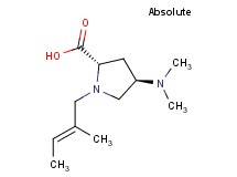 (2S,4R)-4-(dimethylamino)-1-[(2E)-2-methylbut-2-en-1-yl]pyrrolidine-2-carboxylic acid