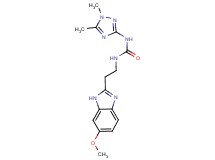 N-(1,5-dimethyl-1H-1,2,4-triazol-3-yl)-N'-[2-(6-methoxy-1H-benzimidazol-2-yl)ethyl]urea