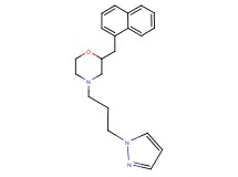 2-(1-naphthylmethyl)-4-[3-(1H-pyrazol-1-yl)propyl]morpholine