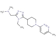 ({4-ethyl-5-[1-(6-methylpyridazin-3-yl)piperidin-4-yl]-4H-1,2,4-triazol-3-yl}methyl)dimethylamine