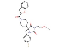 5-[1-(2,3-dihydro-1-benzofuran-2-ylcarbonyl)-4-piperidinyl]-5-(4-fluorobenzyl)-3-(2-methoxyethyl)-2,4-imidazolidinedione