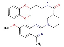 N-[2-(2,3-dihydro-1,4-benzodioxin-2-yl)ethyl]-1-(7-methoxy-4-methyl-2-quinazolinyl)-3-piperidinecarboxamide