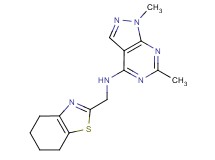1,6-dimethyl-N-(4,5,6,7-tetrahydro-1,3-benzothiazol-2-ylmethyl)-1H-pyrazolo[3,4-d]pyrimidin-4-amine