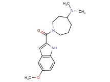 1-[(5-methoxy-1H-indol-2-yl)carbonyl]-N,N-dimethyl-4-azepanamine