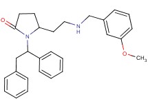 1-(1,2-diphenylethyl)-5-{2-[(3-methoxybenzyl)amino]ethyl}-2-pyrrolidinone