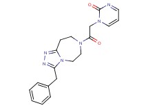 1-[2-(3-benzyl-5,6,8,9-tetrahydro-7H-[1,2,4]triazolo[4,3-d][1,4]diazepin-7-yl)-2-oxoethyl]pyrimidin-2(1H)-one