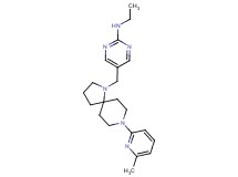 N-ethyl-5-{[8-(6-methyl-2-pyridinyl)-1,8-diazaspiro[4.5]dec-1-yl]methyl}-2-pyrimidinamine