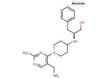 (2S)-2-{[1-(5-ethyl-2-methylpyrimidin-4-yl)piperidin-4-yl]amino}-3-phenylpropan-1-ol