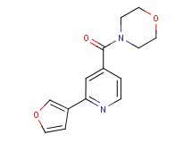 4-[2-(3-furyl)isonicotinoyl]morpholine