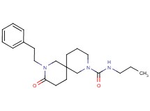 9-oxo-8-(2-phenylethyl)-N-propyl-2,8-diazaspiro[5.5]undecane-2-carboxamide