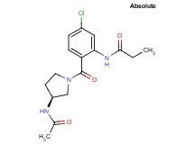 N-(2-{[(3S)-3-(acetylamino)pyrrolidin-1-yl]carbonyl}-5-chlorophenyl)propanamide