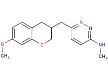 6-[(7-methoxy-3,4-dihydro-2H-chromen-3-yl)methyl]-N-methylpyridazin-3-amine