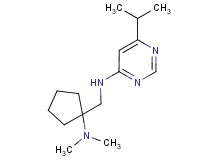 N-{[1-(dimethylamino)cyclopentyl]methyl}-6-isopropylpyrimidin-4-amine