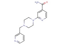 2-[4-(pyridin-3-ylmethyl)piperazin-1-yl]isonicotinamide