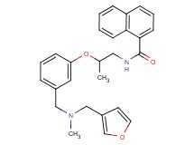 N-[2-(3-{[(3-furylmethyl)(methyl)amino]methyl}phenoxy)propyl]-1-naphthamide