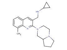 N-{[2-(hexahydropyrrolo[1,2-a]pyrazin-2(1H)-yl)-8-methyl-3-quinolinyl]methyl}cyclopropanamine