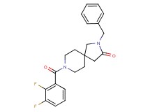2-benzyl-8-(2,3-difluorobenzoyl)-2,8-diazaspiro[4.5]decan-3-one