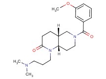 (4aR*,8aS*)-1-[3-(dimethylamino)propyl]-6-(3-methoxybenzoyl)octahydro-1,6-naphthyridin-2(1H)-one
