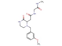 N~2~-{[1-(3-methoxybenzyl)-3-oxo-2-piperazinyl]acetyl}-N~1~-methylglycinamide
