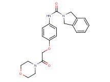 N-[4-(2-morpholin-4-yl-2-oxoethoxy)phenyl]-1,3-dihydro-2H-isoindole-2-carboxamide