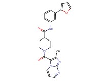 N-[3-(2-furyl)phenyl]-1-[(2-methylimidazo[1,2-a]pyrimidin-3-yl)carbonyl]-4-piperidinecarboxamide
