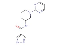 N-(1-pyrimidin-2-ylpiperidin-3-yl)-1H-pyrazole-4-carboxamide