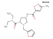 (4S)-N,N-diethyl-1-(2-furylmethyl)-4-{[(3-methylisoxazol-5-yl)carbonyl]amino}-L-prolinamide