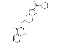 3-{[2-(pyrrolidin-1-ylcarbonyl)-6,7-dihydropyrazolo[1,5-a]pyrazin-5(4H)-yl]methyl}-4H-chromen-4-one