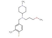 N-(4-fluoro-3-methylbenzyl)-N-(3-methoxypropyl)-1-methyl-4-piperidinamine