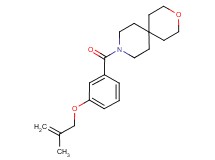 9-{3-[(2-methylprop-2-en-1-yl)oxy]benzoyl}-3-oxa-9-azaspiro[5.5]undecane