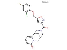 (1S,9R)-11-({5-[(2-chloro-4-fluorophenoxy)methyl]-3-isoxazolyl}carbonyl)-7,11-diazatricyclo[7.3.1.0~2,7~]trideca-2,4-dien-6-one