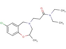 3-(7-chloro-2-methyl-2,3-dihydro-1,4-benzoxazepin-4(5H)-yl)-N,N-diethylpropanamide