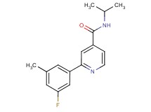2-(3-fluoro-5-methylphenyl)-N-isopropylisonicotinamide