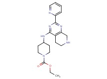 ethyl 4-[(2-pyridin-2-yl-5,6,7,8-tetrahydropyrido[3,4-d]pyrimidin-4-yl)amino]piperidine-1-carboxylate