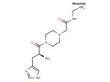 N-ethyl-2-(4-L-histidyl-1-piperazinyl)acetamide dihydrochloride