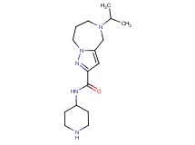5-isopropyl-N-4-piperidinyl-5,6,7,8-tetrahydro-4H-pyrazolo[1,5-a][1,4]diazepine-2-carboxamide dihydrochloride