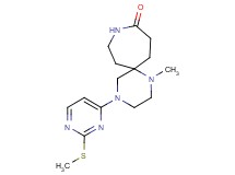 1-methyl-4-[2-(methylthio)pyrimidin-4-yl]-1,4,9-triazaspiro[5.6]dodecan-10-one