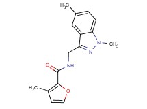 N-[(1,5-dimethyl-1H-indazol-3-yl)methyl]-3-methyl-2-furamide