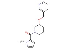 3-[({1-[(1-methyl-1H-pyrrol-2-yl)carbonyl]-3-piperidinyl}oxy)methyl]pyridine