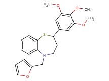 5-(2-furylmethyl)-2-(3,4,5-trimethoxyphenyl)-2,3,4,5-tetrahydro-1,5-benzothiazepine