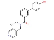 N-ethyl-4'-hydroxy-N-(pyridin-4-ylmethyl)biphenyl-3-carboxamide