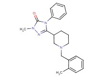 2-methyl-5-[1-(2-methylbenzyl)piperidin-3-yl]-4-phenyl-2,4-dihydro-3H-1,2,4-triazol-3-one