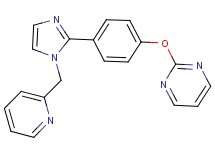 2-{4-[1-(pyridin-2-ylmethyl)-1H-imidazol-2-yl]phenoxy}pyrimidine