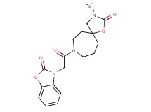 3-methyl-8-[(2-oxo-1,3-benzoxazol-3(2H)-yl)acetyl]-1-oxa-3,8-diazaspiro[4.6]undecan-2-one