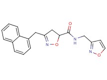 N-(3-isoxazolylmethyl)-3-(1-naphthylmethyl)-4,5-dihydro-5-isoxazolecarboxamide