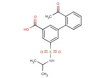 2'-acetyl-5-[(isopropylamino)sulfonyl]biphenyl-3-carboxylic acid