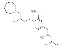 1-(1-azepanyl)-3-(2-methoxy-4-{[methyl(2-methyl-2-propen-1-yl)amino]methyl}phenoxy)-2-propanol
