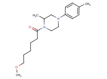 1-(6-methoxyhexanoyl)-2-methyl-4-(4-methylphenyl)piperazine