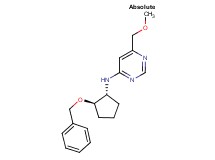 N-[(1R,2R)-2-(benzyloxy)cyclopentyl]-6-(methoxymethyl)pyrimidin-4-amine